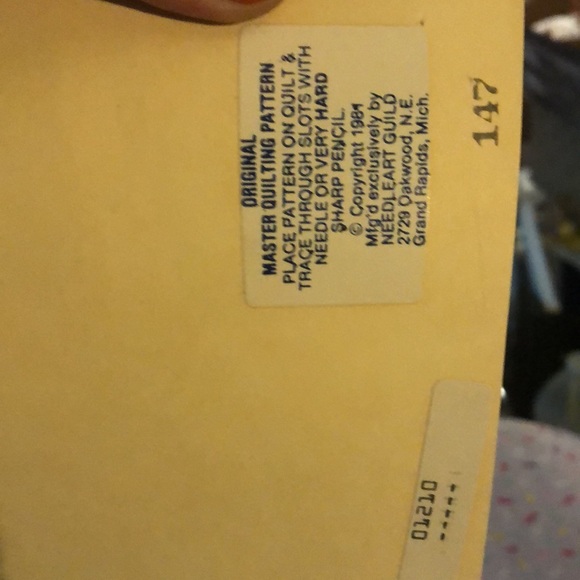 QUILT STENCILS 1981 & 1991 vintage 8 piece - Picture 12 of 16